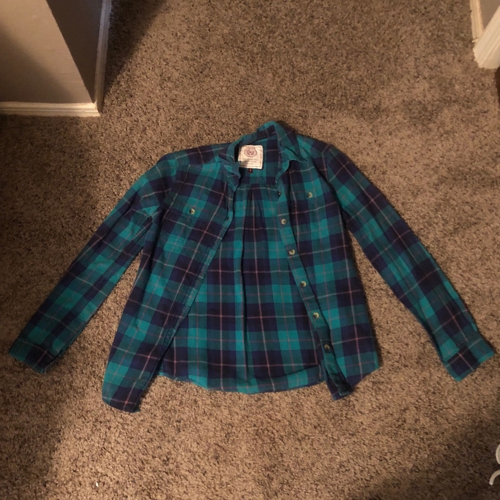 Long sleeve plaid flannel